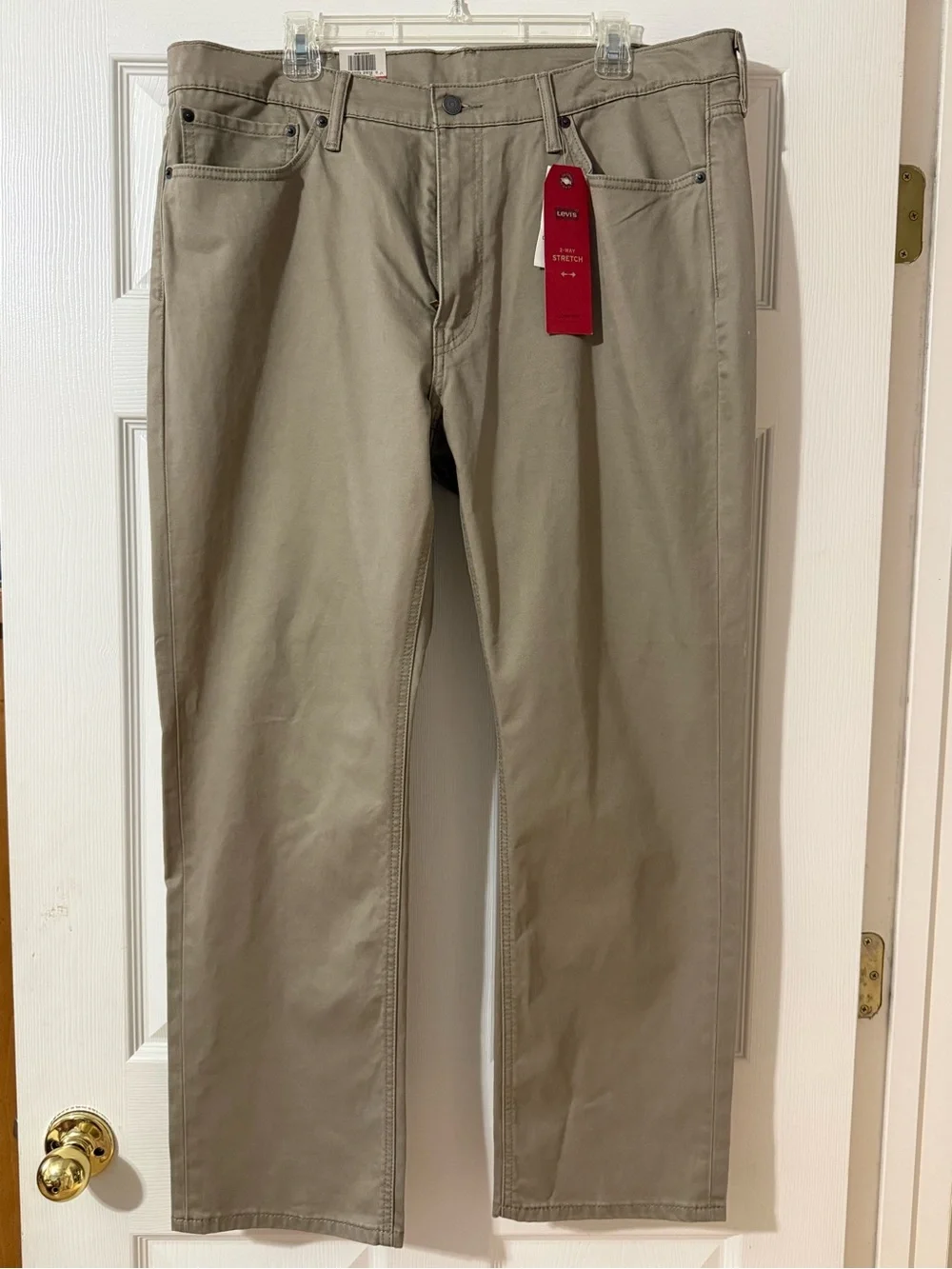 Levi's Men's Khaki Stretch Chinos - Light Tan